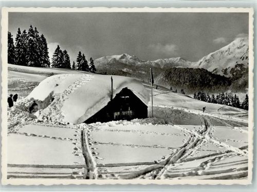 Unterwasser Alp Iltios Skigebiet Obertoggenburg Skifahrer