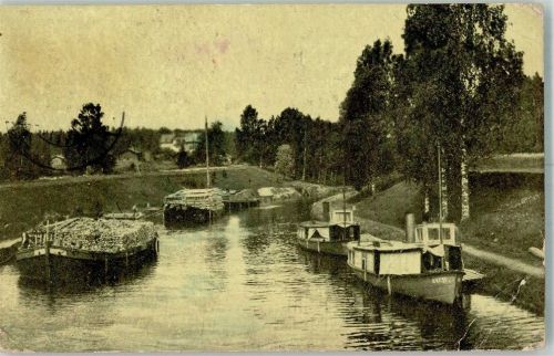 Lappeenranta Saimaa-Kanal Frachtkahn