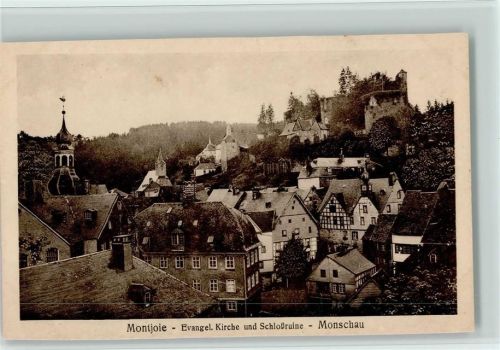Monschau Evangel. Kirche Schloßruine Montjoie