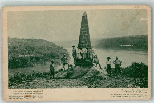 Denkmal Brasilianischer Grenzstein Argentien Pararuay
