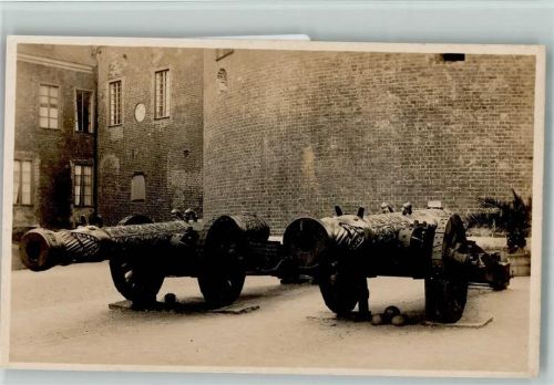 Schweden - Geschütze Foto AK
