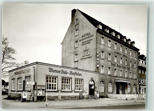 97421 W8720 Schweinfurt - Hotel Bayrischer Hof Brauerei Werner