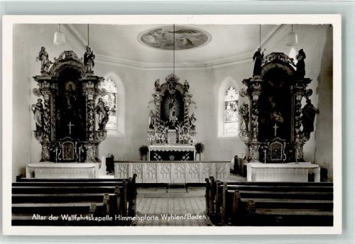 Wyhlen Erholungsheim Himmelspforte Wallfahrtskapelle Innenaufnahme Altar