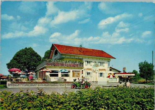 Trauchgau Café Weinstube Gletscherspalte Traktor