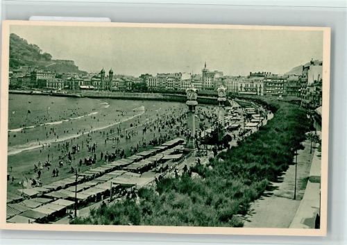San Sebastian La Concha Strand und Promenade