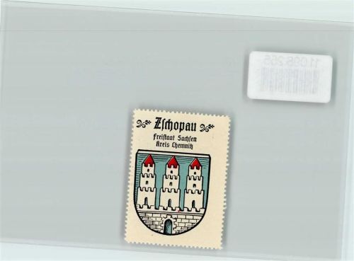Zschopau Vignette Wappen Kaffee Hag ca 1920-1940
