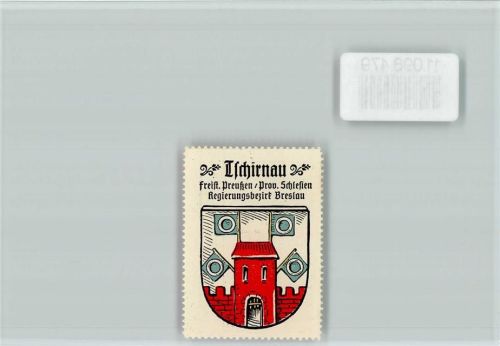 Tschirnau Czernina - Vignette Wappen Kaffee Hag ca 1920-1940