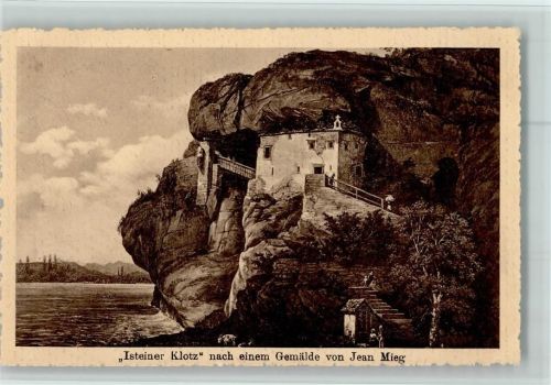 Istein Isteiner Klotz nach einem Gemälde von Jean Mieg