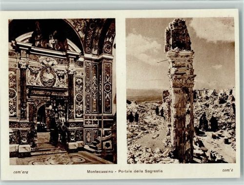Montecassino Abbazia Portale delle Sagrestia