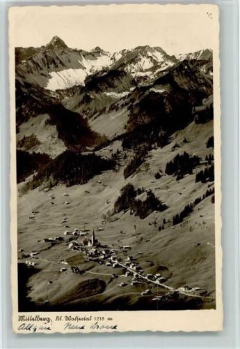 Mittelberg Luftaufnahme Gesamtansicht