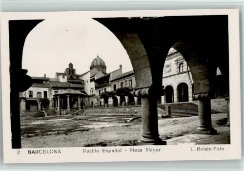 Barcelona Pueblo Espanol Plaza Mayor