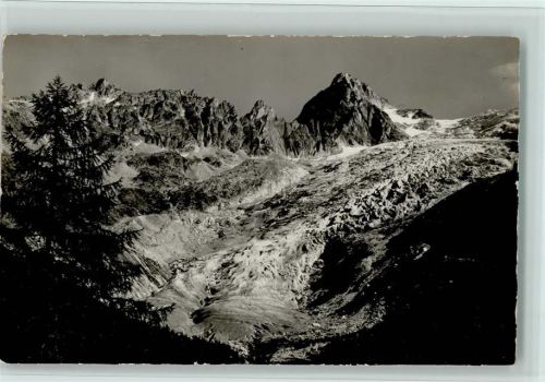Martigny Le Glacier du Trient la Chaîne des Ecandies et la Pte. d'Orny
