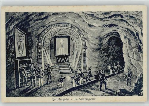 Berchtesgaden - Im Salzbergwerk ca 1918 AK