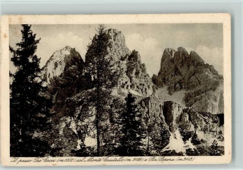 Cortina d'Ampezzo Tre Croci Monte Cristallo Piz Popena Südtirol