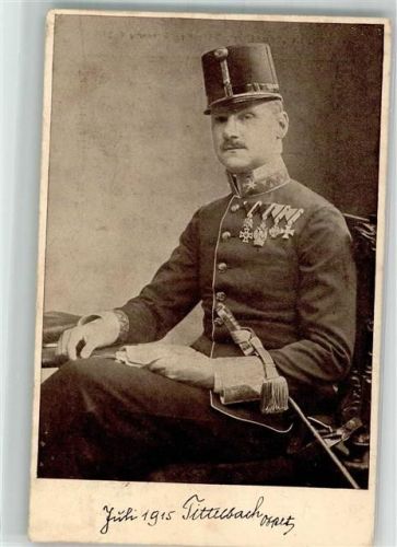 Oberst Tittelbach Zu gunsten d. Witwen u. Waisen Faksimile