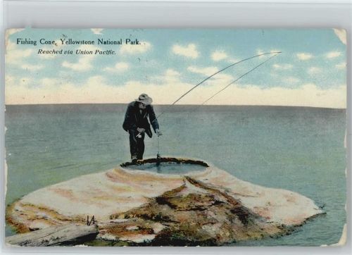 Fishing Cone - Yellostone National Park - USA - 1925 AK