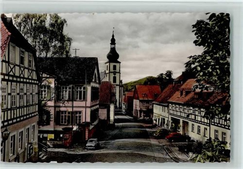 Gersfeld Marktplatz Fachwerkhäuser Schönes Deutschland Die Rhön