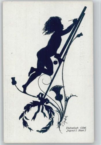Scherenschnitt - Jugend 1. Blatt 7 - Schreiben malen Diefenbach, K. W.
