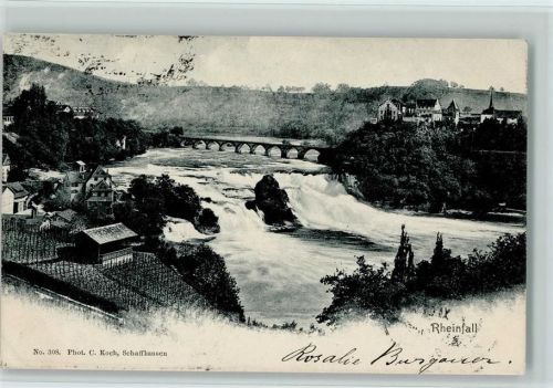 Neuhausen am Rheinfall 1902 Rheinfall