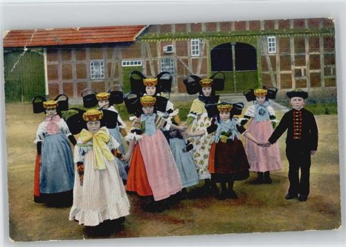 1925 AK Schaumburg-Lippe - Tanzen Ringelreihen -