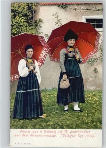 Sonnenschirme - Bregenz - Volksfest Egg 1902 -