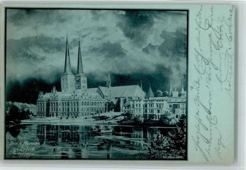 Lübeck 1898 Dom und Museum