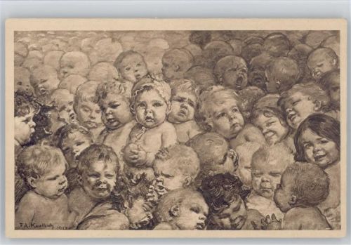 Deutschlands Zukunft "die Babys" Spenden für den Kleinkinderschutz