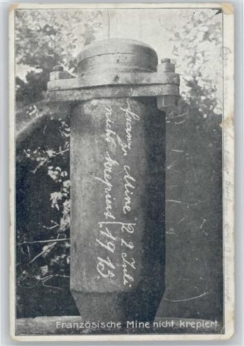1917 Französische Mine nicht krepiert - Waffen