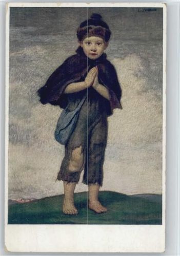 1920 Der bittende Knabe - betteln