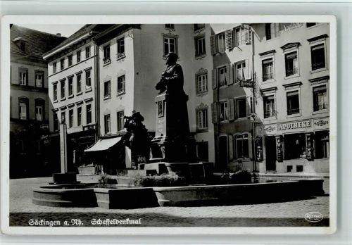 79713 W7880 Bad Säckingen - Scheffeldenkmal Apotheke