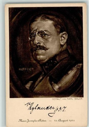 Deutsche Heerführer 1. Reihe - von Kylander . Gemälde von Karl Bauer