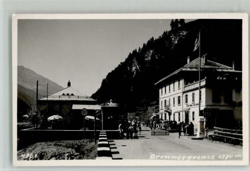 Brennergrenze Foto AK Grenze 1939