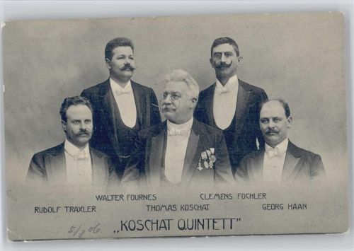 1912 Koschat Quintett 1906 AK