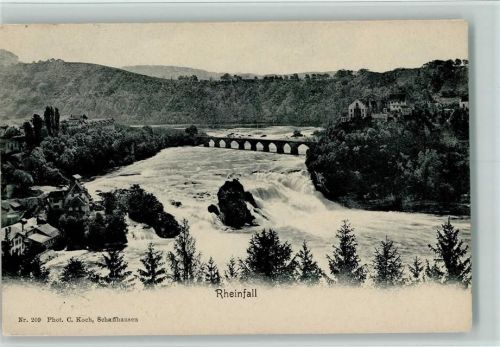 Schaffhausen 1904 Rheinfall