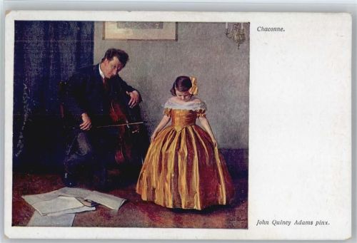 sign john Quincy Adams "Chaconne" Cello Begleitung