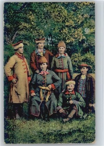 1917 Typen aus Polen - Männergruppe