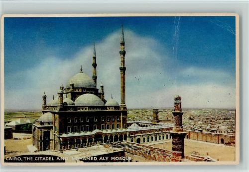 1952 Cairo, the Citadel and Mohamed Aly Mosque