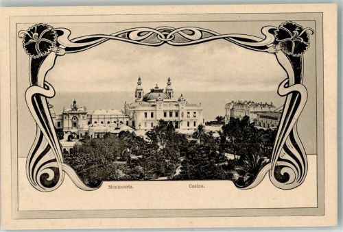 Monte Carlo Foto AK Gasthaus Casino