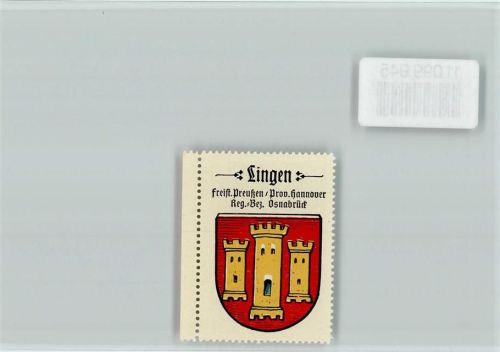 Lingen Vignette Wappen Kaffee Hag ca 1920-1940