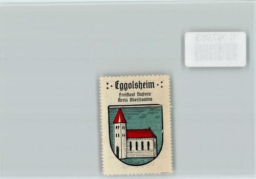Eggolsheim Vignette Wappen Kaffee Hag ca 1920-1940