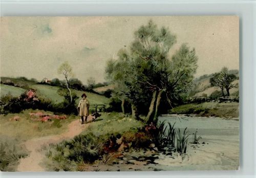 1900 Serie 1230 "Von Wald und Wiese" AK Landschaft