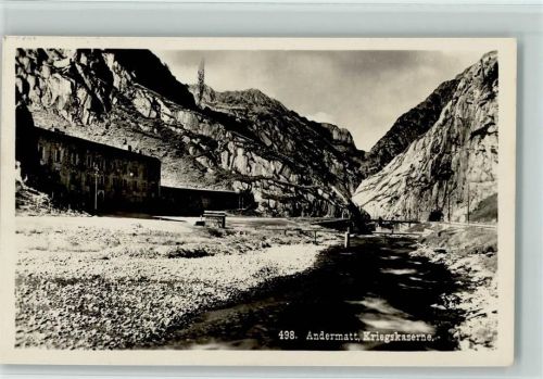 Andermatt Kriegskaserne Kaserne 1926