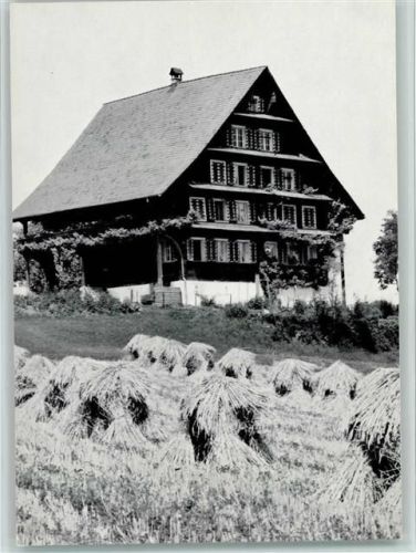 Cham 1960 Schweizer Pfadfinderinnen - Bauernhaus AK