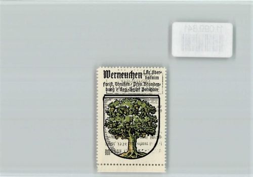 Werneuchen Vignette Wappen Kaffee Hag ca 1920-1940