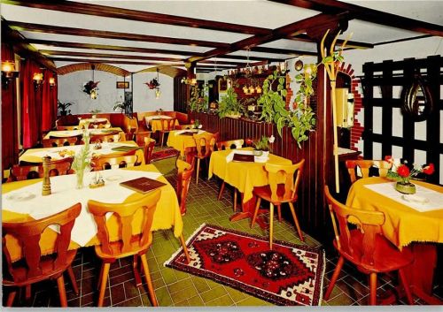 Kollnau Gasthof Pension Café Bläsi-Stüble Innenaufnahme Gastraum