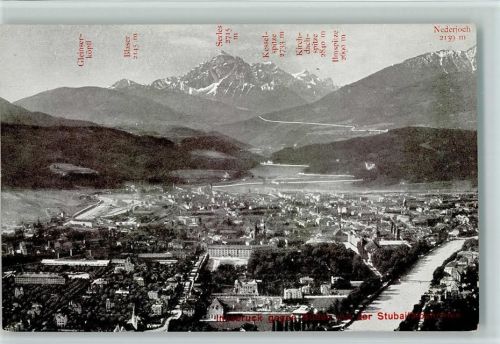 Innsbruck Gesamtansicht gegen Süden