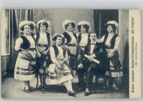 Leipziger Trompeter Corps "Alt Leipzig" ca 1916 AK