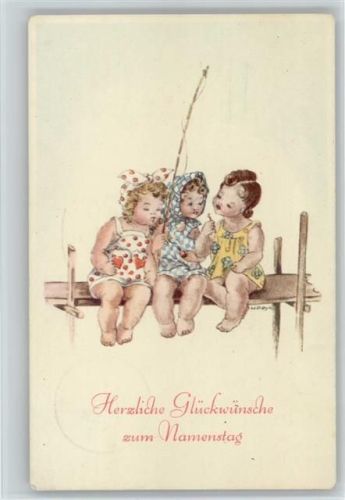 Namenstag - Kinder - 1942 AK