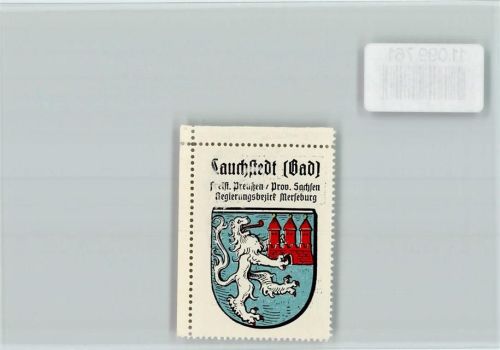 Bad Lauchstädt Vignette Wappen Kaffee Hag ca 1920-1940