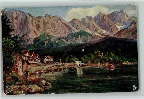 Tuck Serie Oberbayr. Seen Nr. 217 B - Dorf am Eibsee